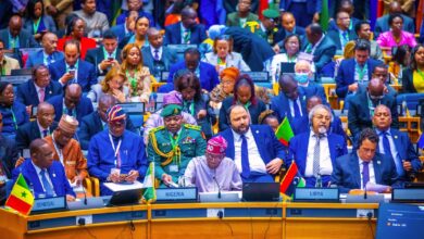 African leaders during the AU conference in Kenya.
